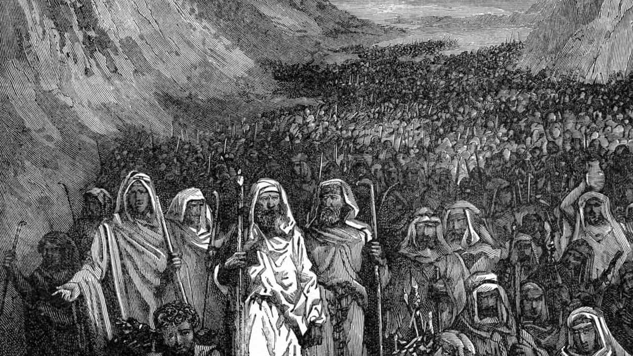 Книга торы о скитаниях евреев по пустыне